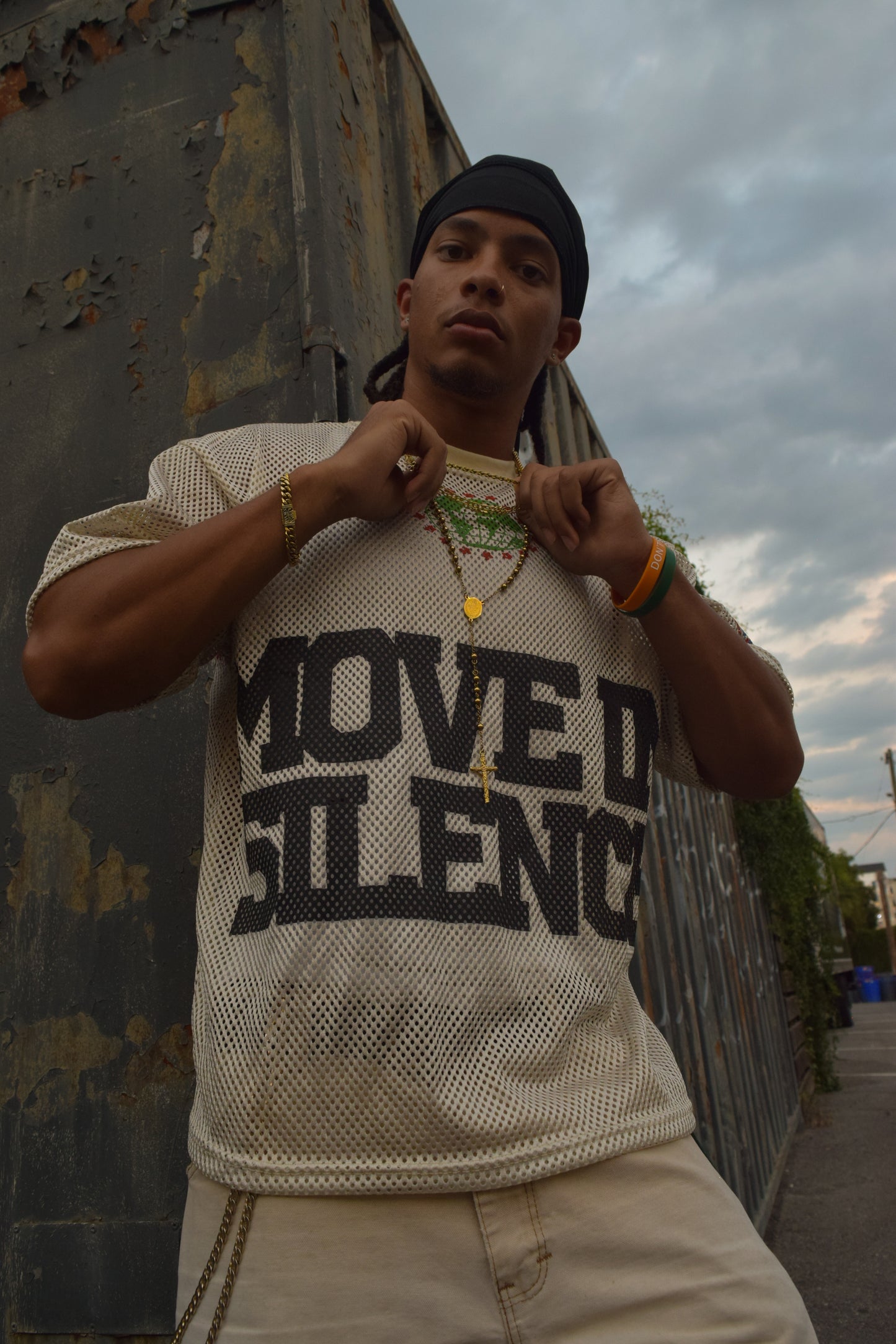 MOVE IN SILENCE Double-Layer Mesh Jersey