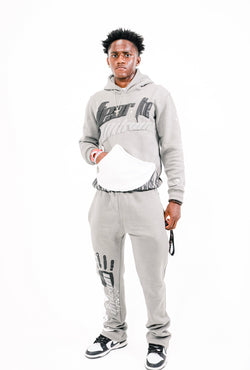 Grey "Fear the Unkwn" sweatsuit